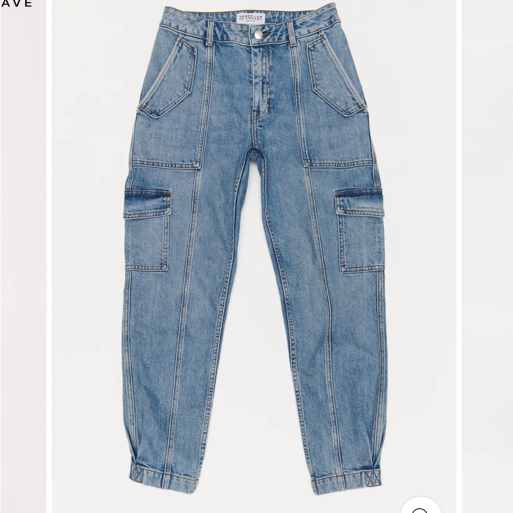 Derek Lam 10 Crosby Elian Utility Jean - Medium Wash size 27